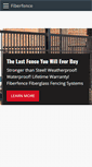 Mobile Screenshot of fiberfence.com